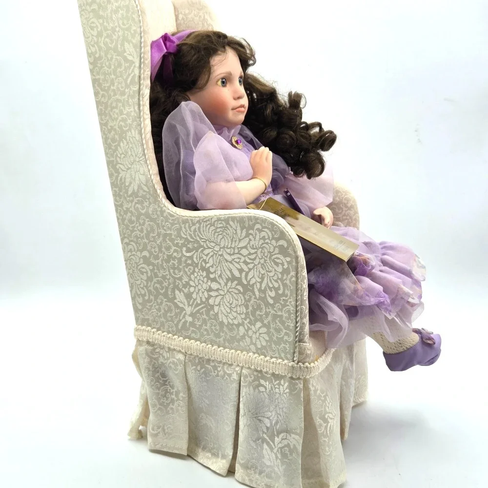 Georgetown Dolls Lavender Dreams by Linda Mason #G016 With Chair